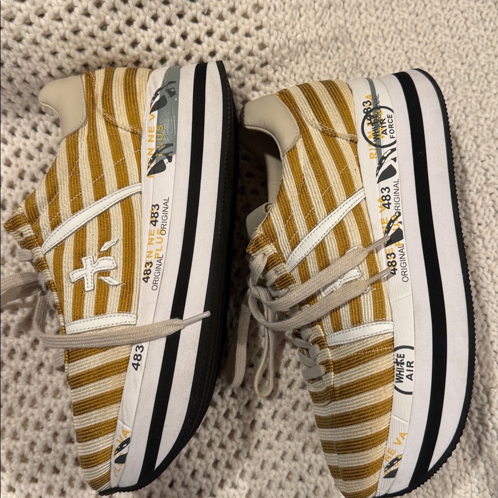 Premiata Beth platform sneakers Womens size 40 VAR 3723 - Picture 2 of 9